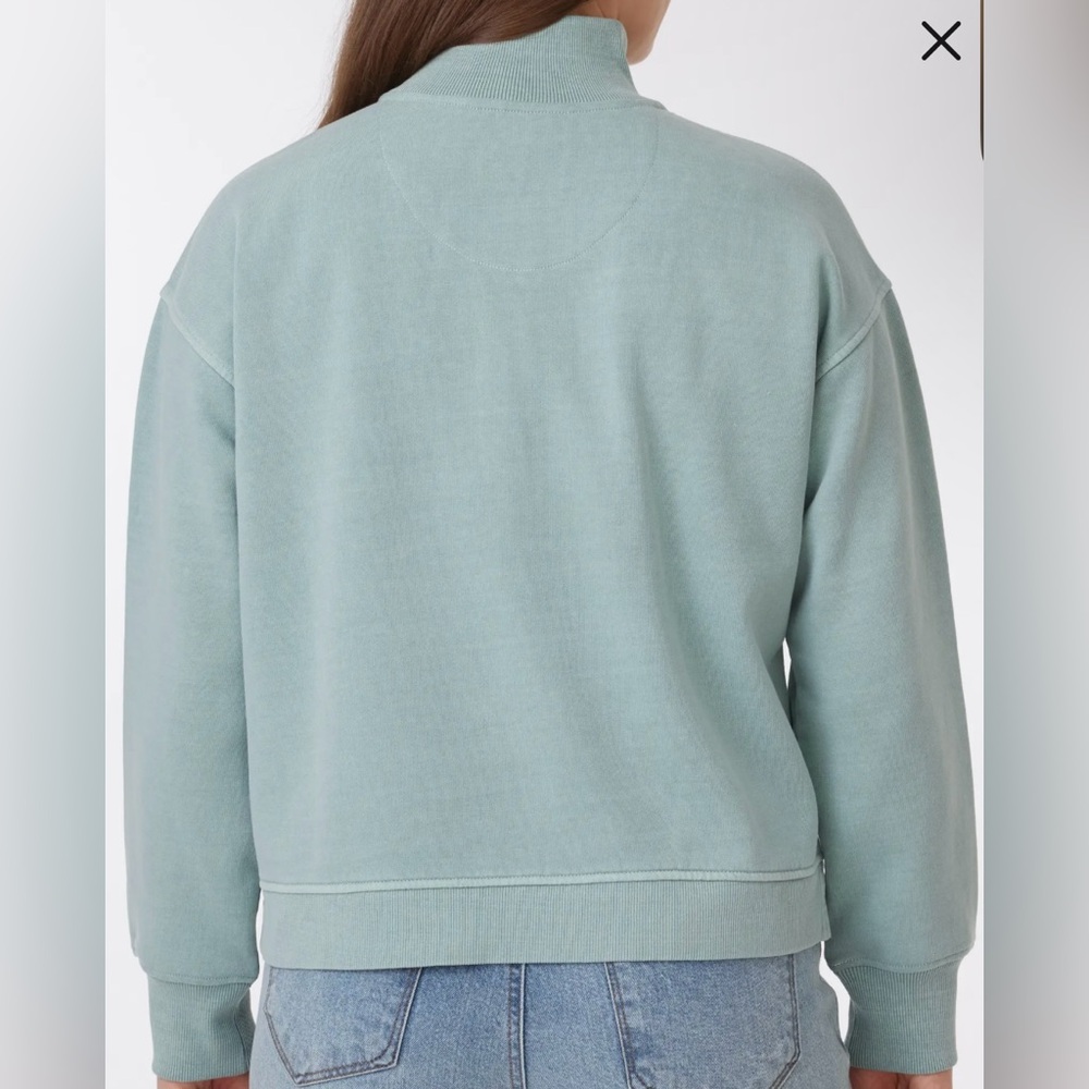 C & C California Sunwashed Fleece Quarter Zip Sweatshirt - Picture 2 of 6